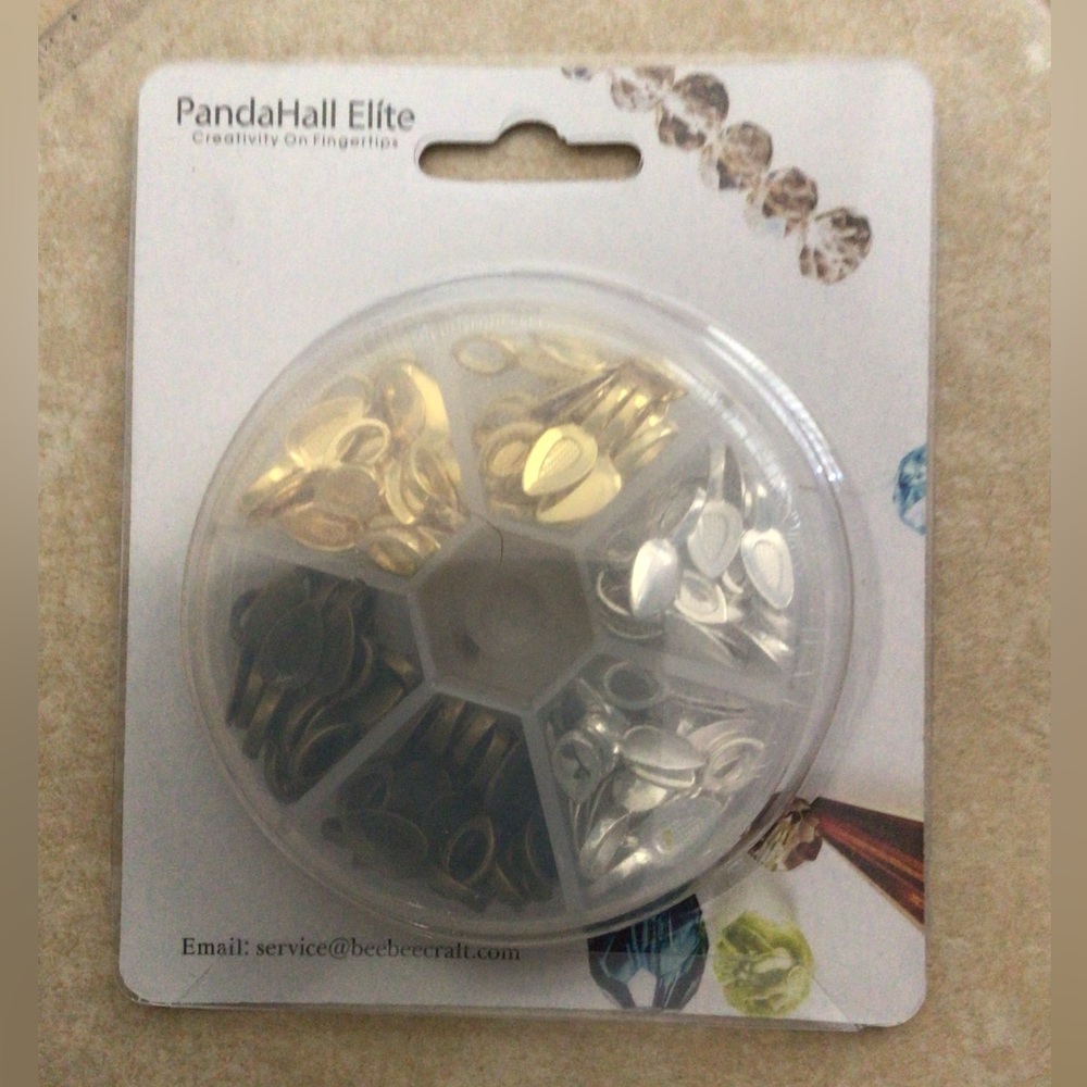 NEW. PandaHall Elite necklace bail assortment